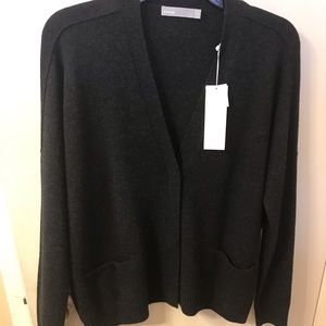 Vince Cashmere dark grey cardigan